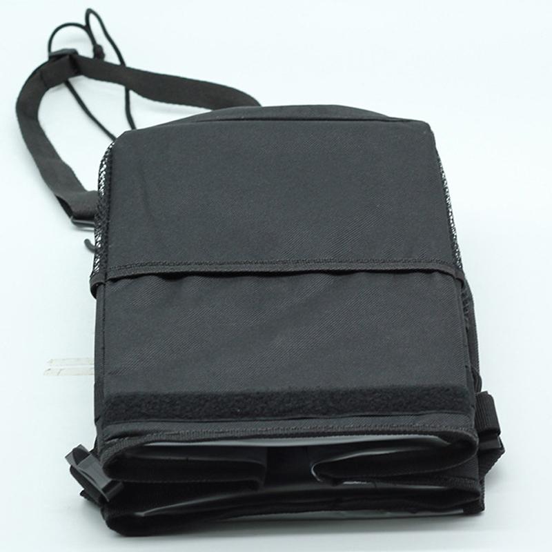 Waterproof Insulated Car Trash Bin Folding Storage Bag Multi-functional Seat Back Hanging Trash Can Organizer Car
