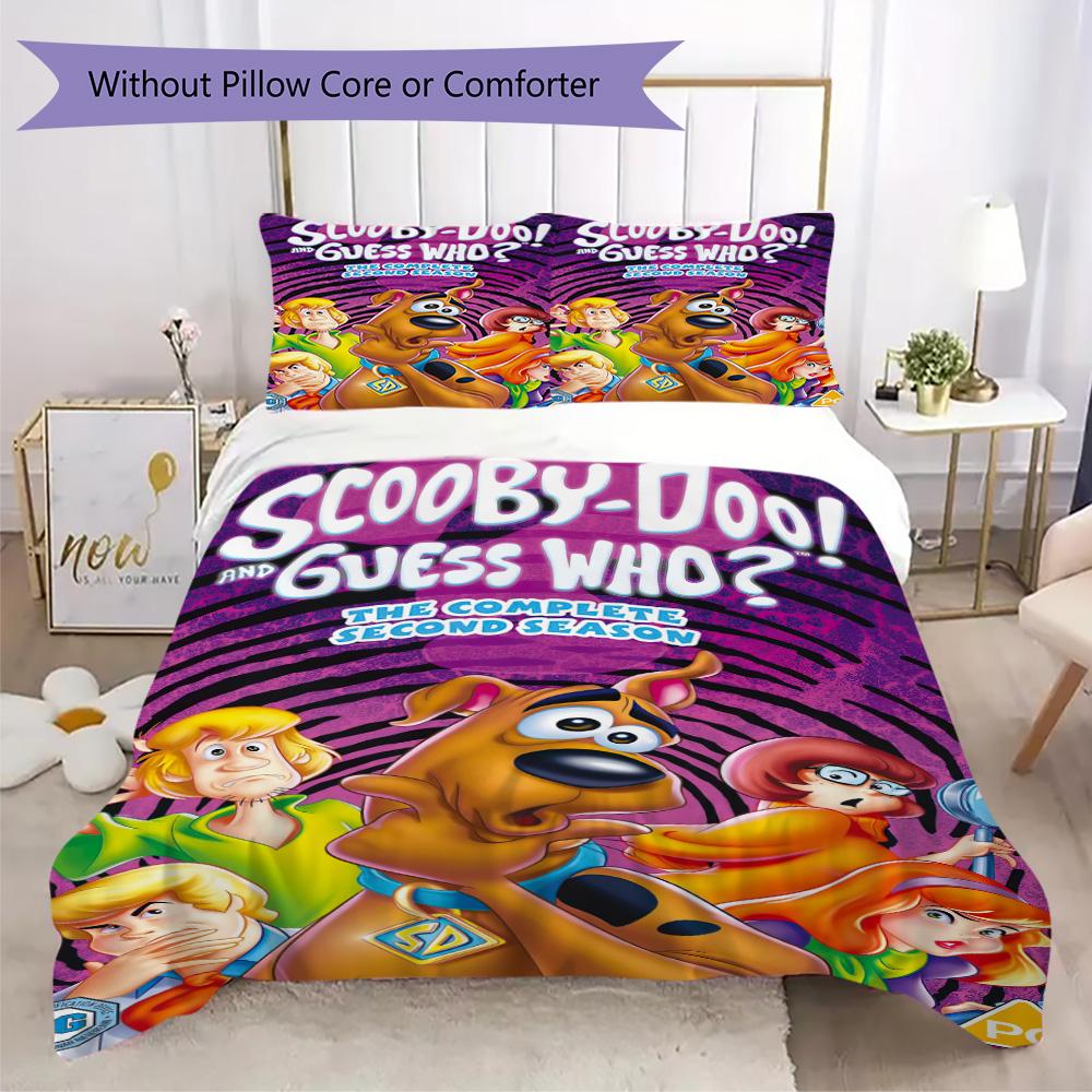 Halloween fantasy comedy adventure cartoon movie Scooby-Doo provides comfortable bedding covers and pillowcases for home use (without core) K14