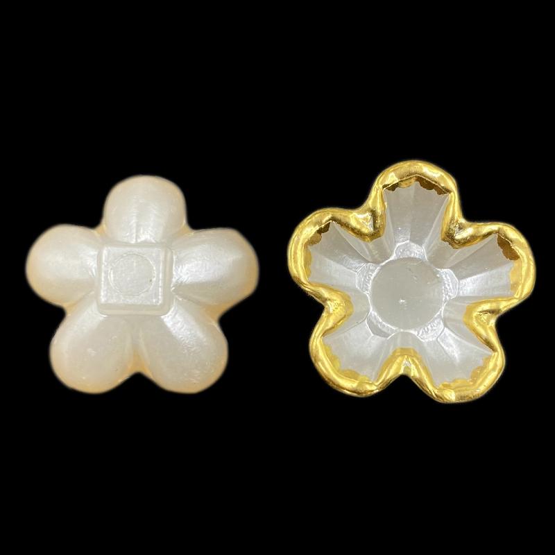 Для изготовления ювелирных изделий, поиска подвесок, бусины, подвески, сделай сам, 5-50 шт., бежевый цветок, ожерелье, браслет, аксессуары