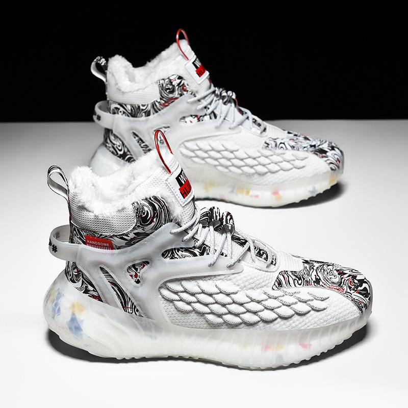 Men Boots New Winter Slippers Warm Men Shoes Waterproof Non-Slip Plush Sneakers Male Tenis Shoes Boots Men Sneakers Winter