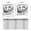 Мем Trollface Rage Comic Смешная шутка про тролля Интернет Наволочка Подушка Чехол для подушки Милый смешной чехол для подушки для гостиной дивана