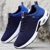 Fashion Original Navy Blue Mesh Sneakers Men's Breathable Trainers Man Casual Trekking Basketball Sports Shoes For Men Wedge Sneakers