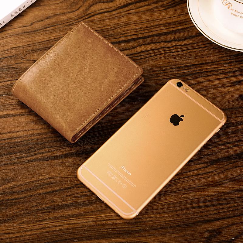 Retro Cowhide Men's Wallet Multi-Function Card Position Coin Purse