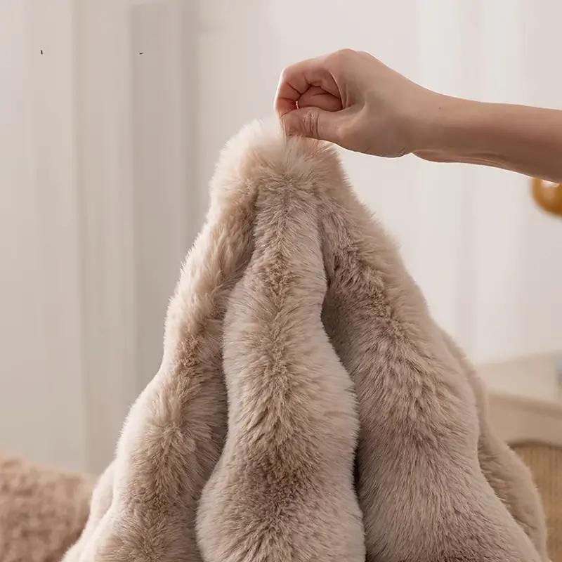 Круглые пузырчатые шерстяные ворсовые ткани простые однотонные пушистые мягкие уютные легко чистящиеся пушистые теплые милые декоративные коврики для дома