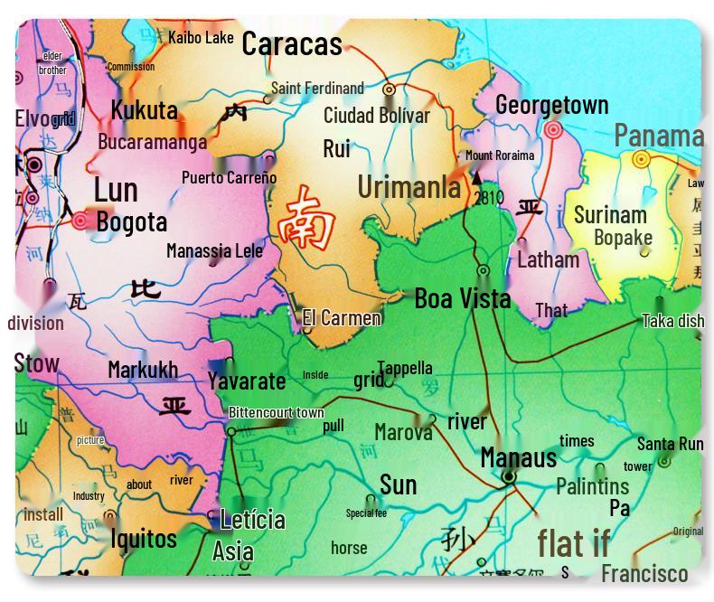 2024 Карта-схема Китая с рейкой: 1,4 м x 1,0-1,6 м x 1,2 м, Без стыковки, для офиса и дома