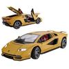 Моя машина 1:Металлическая литая модель автомобиля Lamborghini Countach LPI 800-4, масштаб 1:24, фигурка-реплика, желтая