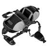 Dog Saddle Bag Adjustable Hound Travel Dog Backpack with Side Pockets for Small Medium Large
