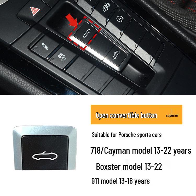Кнопка переключателя крыши кабриолета Porsche 981/718/911