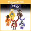 Высококачественный набор строительных блоков Fnaf Wu Ye Bear для детей с красочным дизайном и прочными пластиковыми материалами