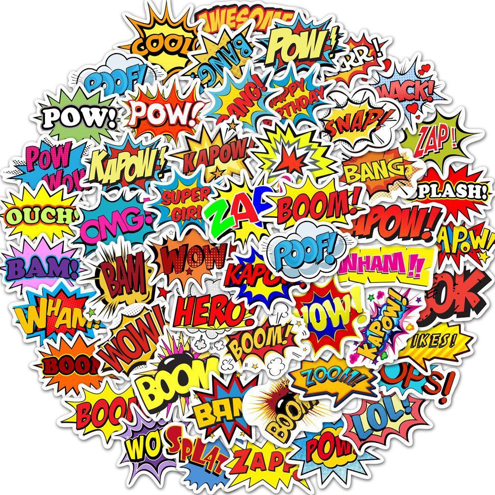 10/50PCS Rock Band Stickers Letter Graffiti Stickers for DIY Luggage Laptop Skateboard Motorcycle Bicycle Stickers