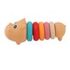 Baby Stacking Rings Toy Hippo Shaped Developmental Play Early Learning Toys for Toddlers Soft