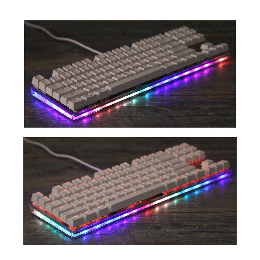 MOTOSPEED K87S Механическая клавиатура Игровая клавиатура Проводная игровая USB-клавиатура со светодиодной подсветкой RGB