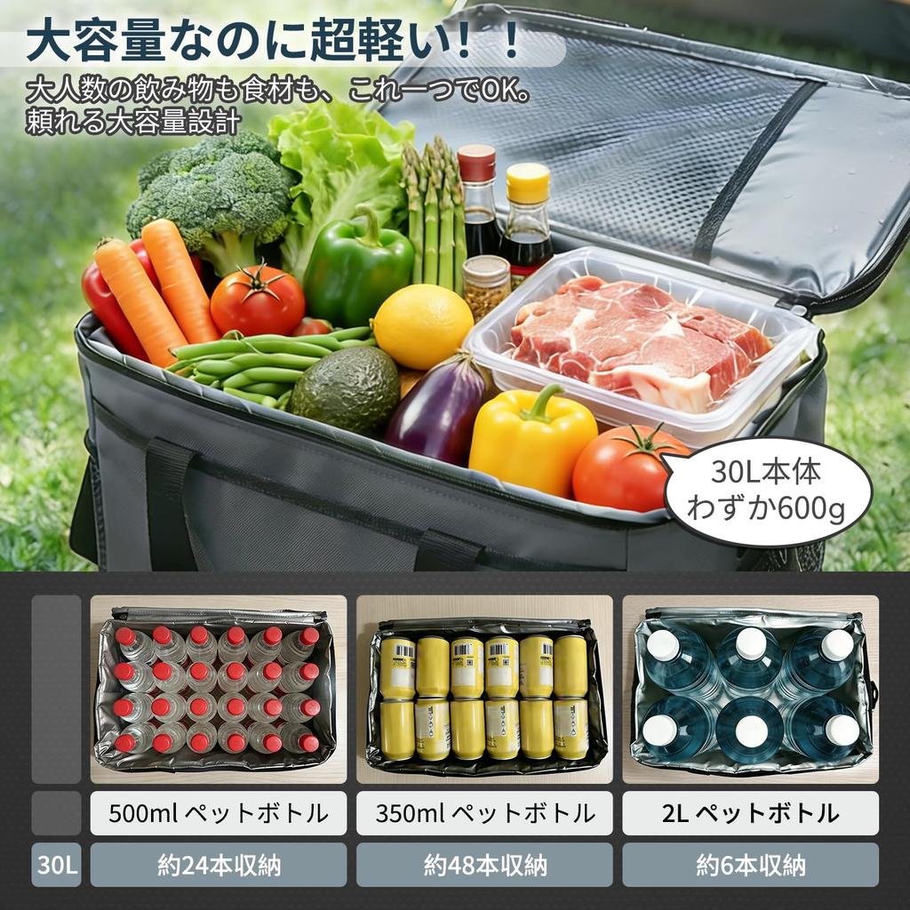 Сумка-холодильник Nagikoku Soft Cooler Ultimate 15 л, большая, для пикников и покупок, Коробка, Коробка, Вместимость, Складная, Термоизолированная, Водонепроницаемая, Легкая,