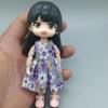 Accessories Printed Dresses Handmade Dolls Tops Doll Clothes Skirt  For 1/11 OB11 Dolls/1/12 BJD