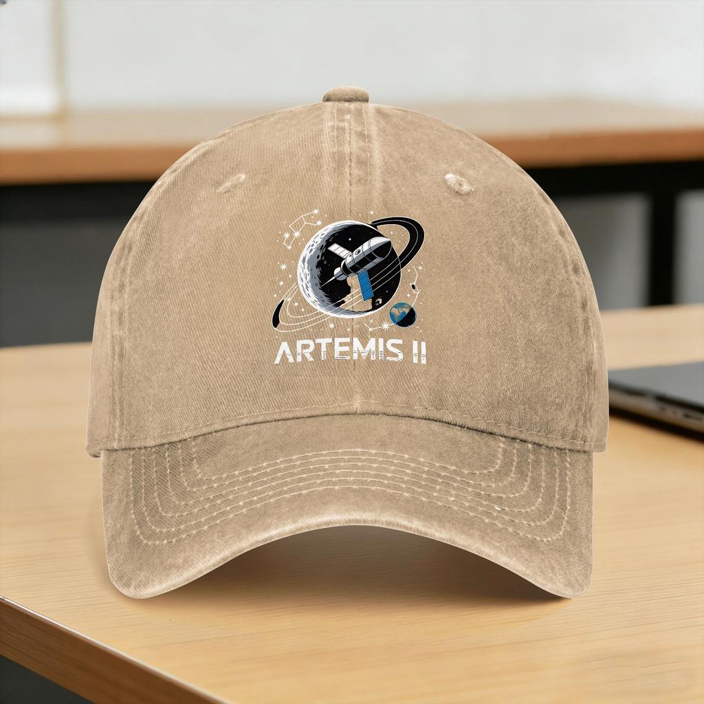 Кепка-тракер Artemis II Back to the Moon 2026 Sun Унисекс-Подростковый Дизайн Весенняя Классическая Спортивная Оптовая Продажа Бейсболок
