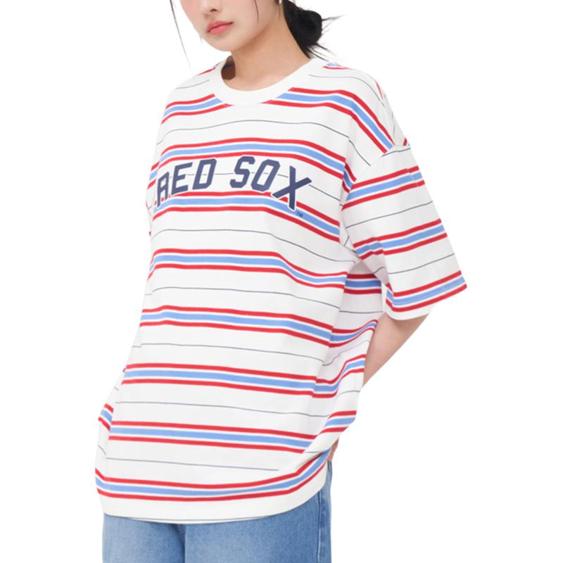 MLB Boston Red Sox SS25 T Shirt Unisex Ivory 3ATSV0353-43IVS