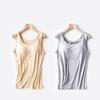 Summer Plus Size Casual Modal Women Camisole with Chest Pad Female Loose Bottoming Sleeveless Vest Tank Top