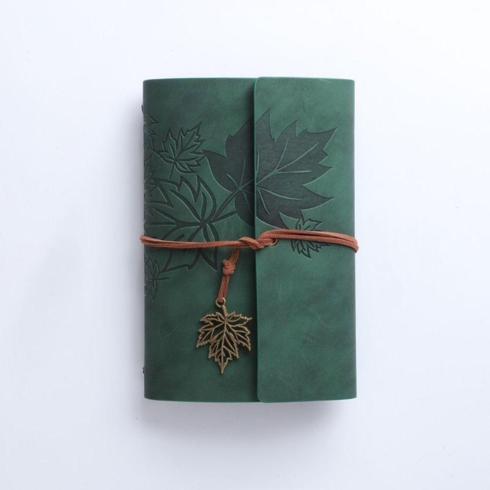 Kraft Paper PU Leather Kraft Notebook A7/A6/A5 Spiral Notebook Journal Diary