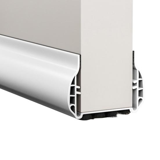 93СМ Уплотнительная полоса для низа двери со щеткой Поддверный уплотнитель Погодный уплотнитель Свето-шумо-пылезащитный Ветрозащитный Дверной стопор Зазор под дверью