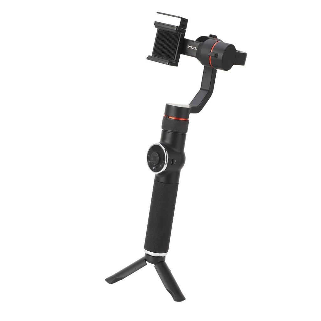 Легкий ручной стабилизатор с держателем для вспышки для смартфонов и экшн-камер