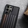 Деревянный чехол Carveit для Galaxy S25 Ultra 2025 [Натуральное дерево и черный мягкий ТПУ] Противоударный защитный чехол Уникальный деревянный дизайн Совместим с