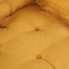 Pallet Sofa Cushion Set 3 pcs Yellow 120 x 80 x 38 cm Fabric