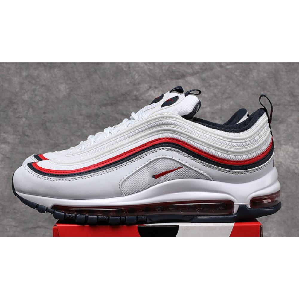 Bullet Men's Shoes Reflective Retro Running Shoes Full Palm Air Cushion Shoes Women's White and Black Trend Casual Sports Shoes