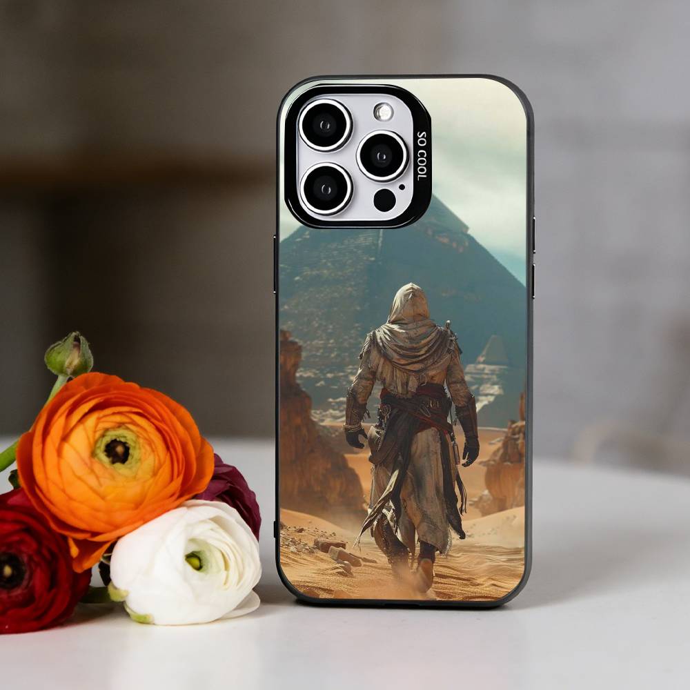 Чехол для телефона Assassin's Creed для iPhone 17,16,15,14,13,12,11 Plus,Pro Max,XS,Цветной Серебристый Чехол для телефона Funda Cover