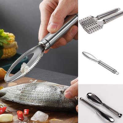 Щетка для рыбной кожи из нержавеющей стали, скребок для рыбного блюда, щетка для рыбного блюда, скребок для рыбного блюда, быстрый скребок, нож для чистки, овощечистка, скребок