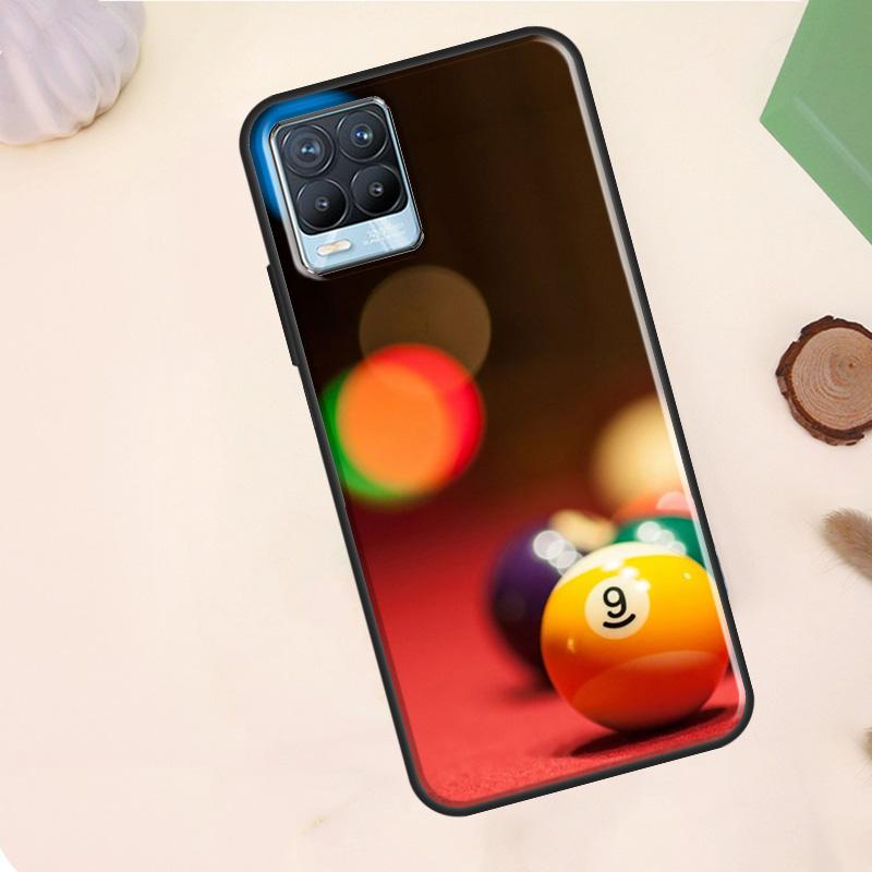 Sports billiards Case For Realme C63 C61 C65 C67 C75 C55 C51 C53 C35 C71 11 12 13 14 15 Pro Plus GT6 GT7 Pro