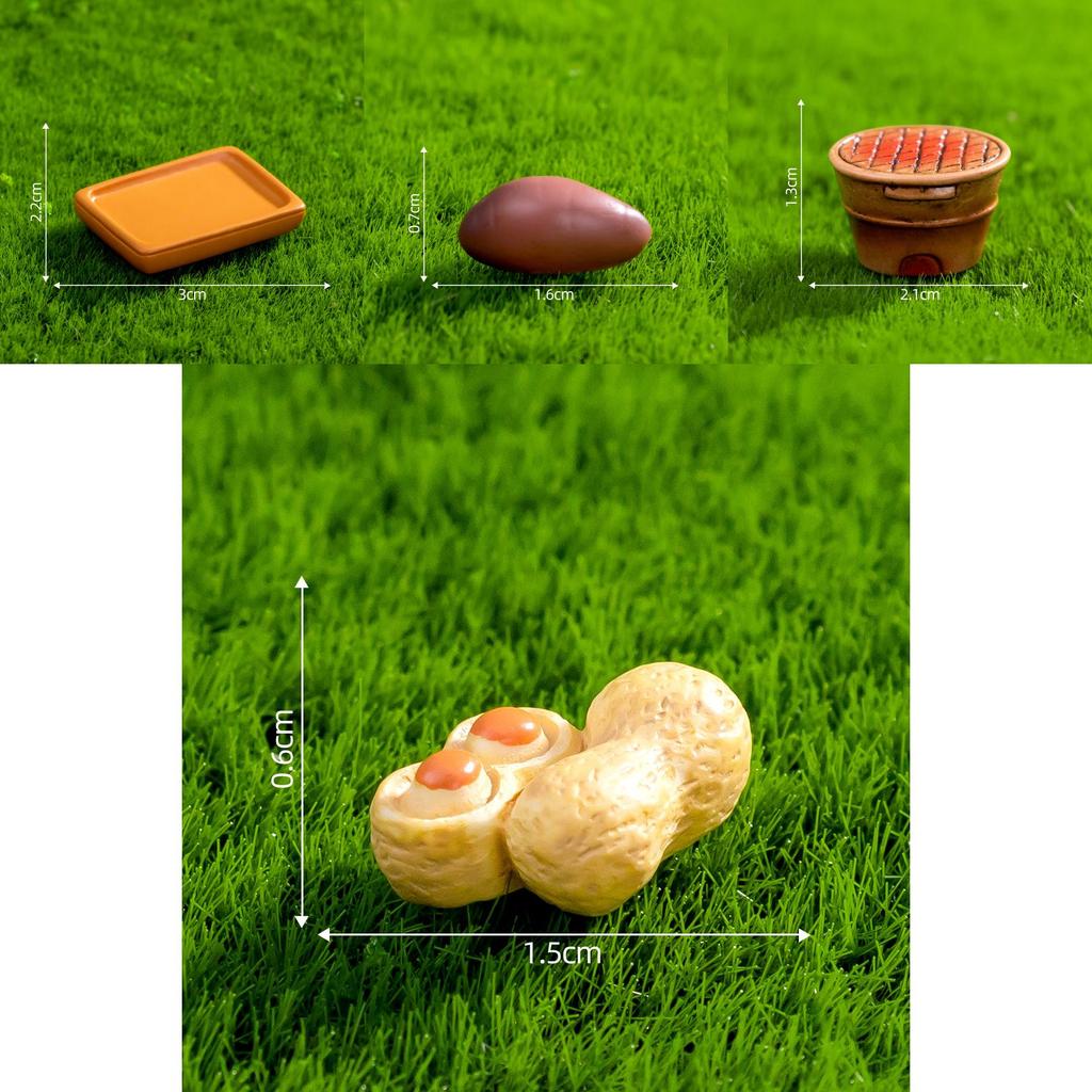 Очаровательные полимерные фигурки панд, миниатюрный чайный сервиз для креативного террариумного декора