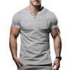 Summer New Short-sleeved Men T Slim Casual Men V-neck Short-sleeved T Shirt