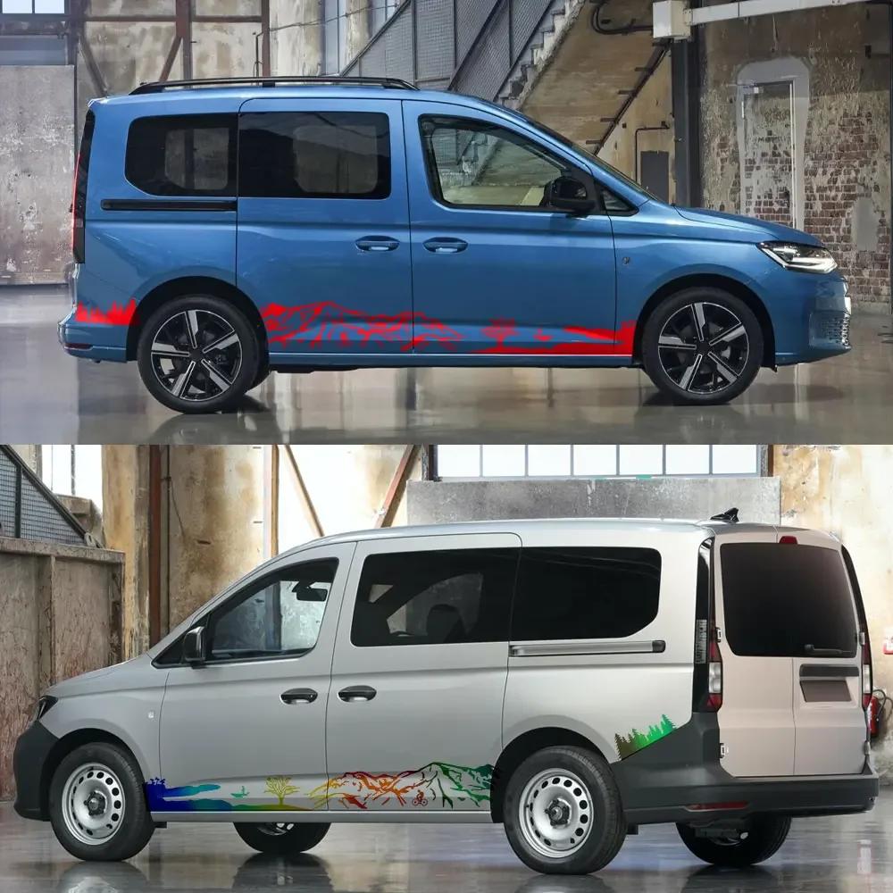 Автомобильные наклейки для Volkswagen VW Caddy MK1 MK2 MK3 MK4 4 3 2 Maxi Kombi Виниловые наклейки Графика для фургона-кемпера Автоаксессуары для тюнинга