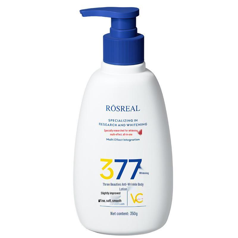 377 Whitening and Moisturizing Body Lotion for Radiant Skin with Long-lasting Fragrance for Dry Skin