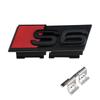 2026 3D ABS Chrome Black Logo S3 S4 S5 S6 S7 Grill Emblem Car Front Grille Badge Decoration For Audi S3 S4 S5 S6 S7 Auto Accrssories