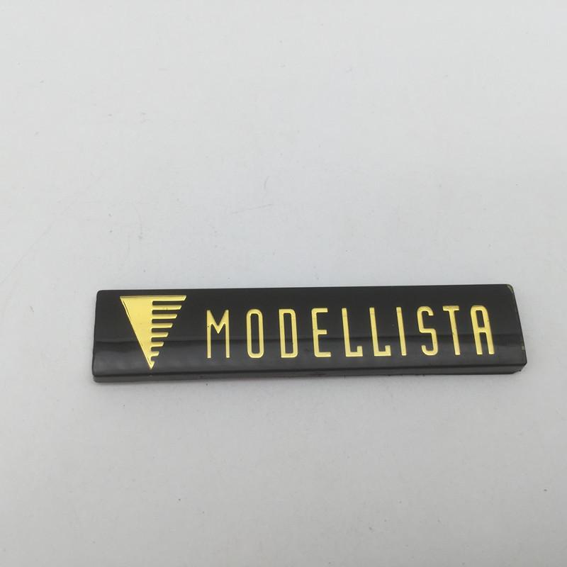 1 шт. для автомобиля MODELLISTA Передний сплиттер Маленькая наклейка на решетку Радиатора Крыло боковое заднее Значок на багажник Наклейки наклейки стайлинг авто Аксессуары