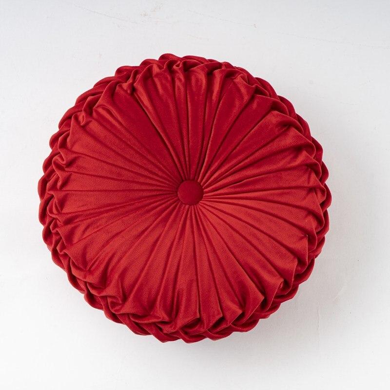 Бархатная подушка с тыквой Морса, креативные диванные подушки, напольная наволочка, сплошной цвет, роскошные домашние подушки для отеля