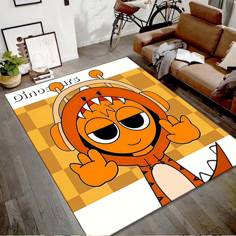 1pc SPRUNKI7 Design Printed Area Rug Carpet for Bedroom Living Room Home Decor Rugs Mat Non Slip Mat Rug for Bedside