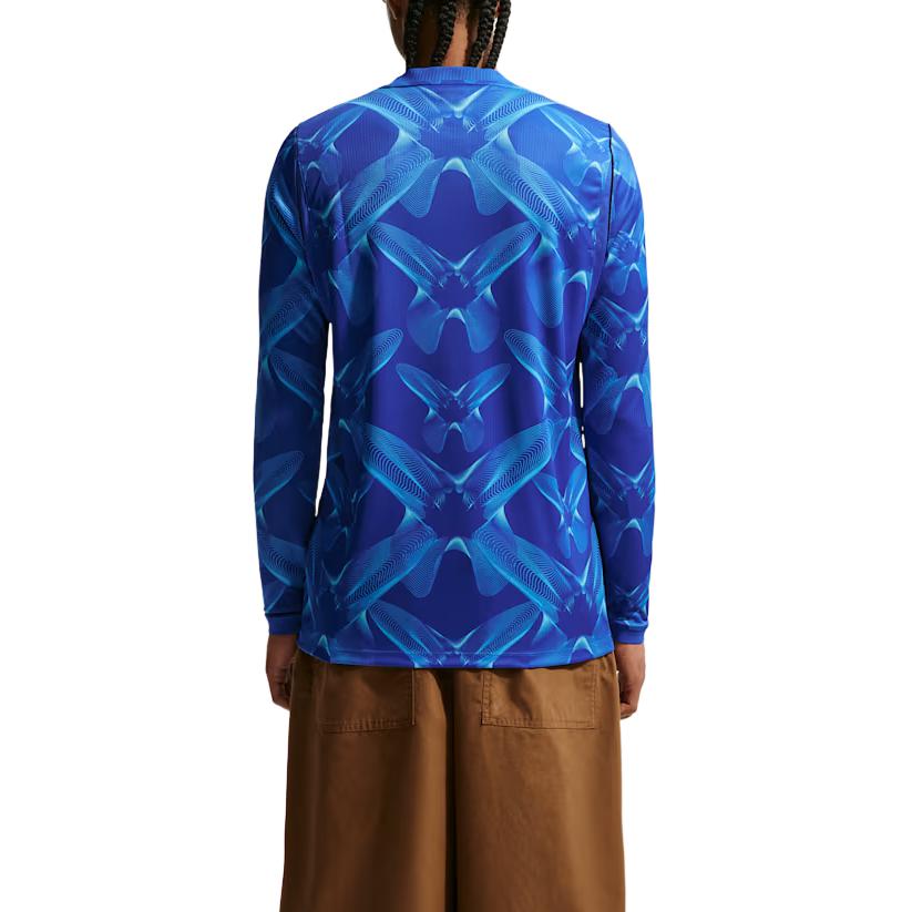 Nike Канада Dri-FIT 2026 Реплика Версия для фанатов Футболка с длинным рукавом и круглым вырезом, отводящая влагу, для футбола Мужские топы IX5268-436