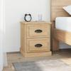 VidaXL Bedside Tables 2pcs Sonoma Oak 39x39x47.5cm Engineered Wood 816151