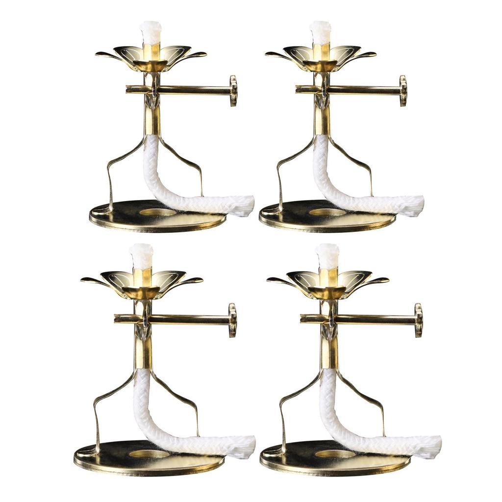 Золотой держатель для фитиля масляной лампы Стенд для фитильной лампы Буддийские принадлежности для алтаря Тибетский