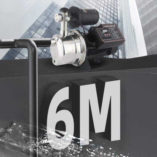 Yousheng Центробежный насос Умный бустерный насос постоянного давления 0,87 л.с. 1480 галлонов/час Ультратихий 55 дБ Бытовой водяной насос