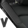 2PCS Car Seat Belt Cover, Soft Shoulder Strap Covers Harness Pads, Safety Leather Seatbelt Comfort Driving Cushion Protect Your Shoulder And Neck