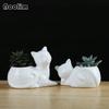 Ceramic Cartoon Cat Flower Pots Mini Succulent Plant Home Tabletop Decor Cute Flowerpots