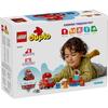 LEGO Duplo Гоночная трасса Мак Игрушка, Подарок на день рождения, Обучающие строительные блоки, для мальчиков и девочек, Возраст 1,5, 2 и 4 года, Транспортное средство, Миниатюрная машинка, 10417