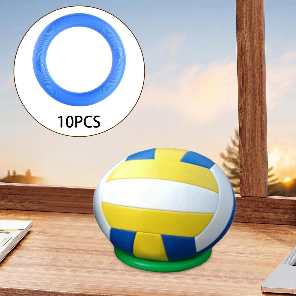 10 шт. арбузные витрины, противоскользящая защитная подставка, опорные кольца для шариков, крепежные круги