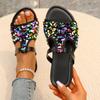 2024 Designers Sandals Women Summer Slides Women Shoes Flat Sandals Outdoor Bling Sandals Ladies Beach Platform Shoes Sandalias