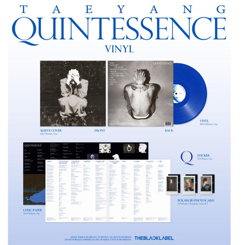 [Предзаказ] TAEYANG - [QUINTESSENCE] ВИНиловая версия