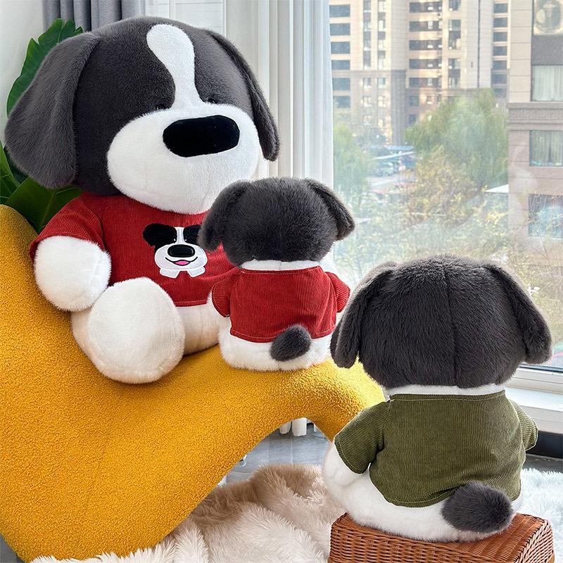 Милый свитшот, Тканевая собака, Плюшевая игрушка хаски, Сидящая кукла щенка, Подушка, Супермаркет, Тряпичная кукла