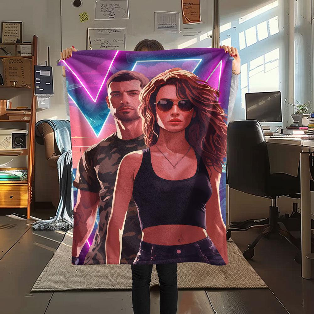 1PC GTA Pride Blanket, High quality Comfortable for All Seasons, Home Decor, Warmth and Comfort